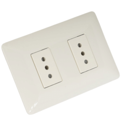 cotiza hembra embutida blanco 10a doble