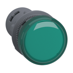 PILOTO LED VERDE 22MM...