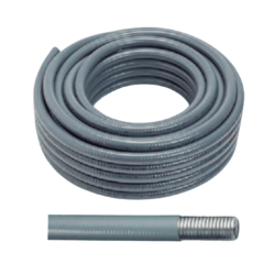 TUBO FLEXIBLE CON PVC GRIS...