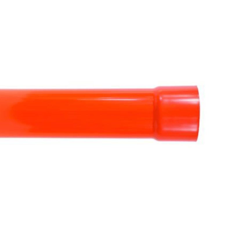 TIRA CONDUIT PVC 50MMX6MTS 3422 MEDIA CON COPLA NARANJA TIRA CONDUIT PVC 50MMX6MTS 3422 MEDIA CON COPLA NARANJA