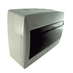 cotiza caja pvc con puerta fume 1 -10 polos sobrepuesta